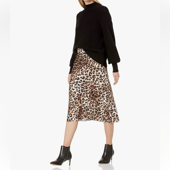 The Drop Women's Maya Silky Slip Skirt | L - Picture 2 of 9